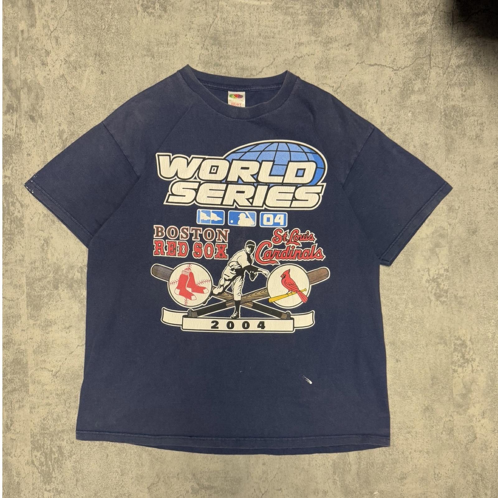 Fruit Of The Loom 2004 World Series Red Sox Vs Cardinals Xl