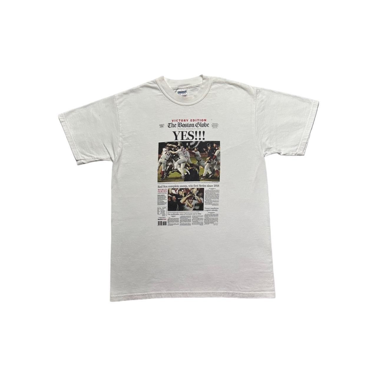 Mlb X Vintage Vintage Boston Red Sox Globe Newspaper T Shirt