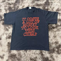 Vetements Red Slogan Print Short Sleeve T-Shirts, Hoodie, Sweatshirt | FlexRushtees.com