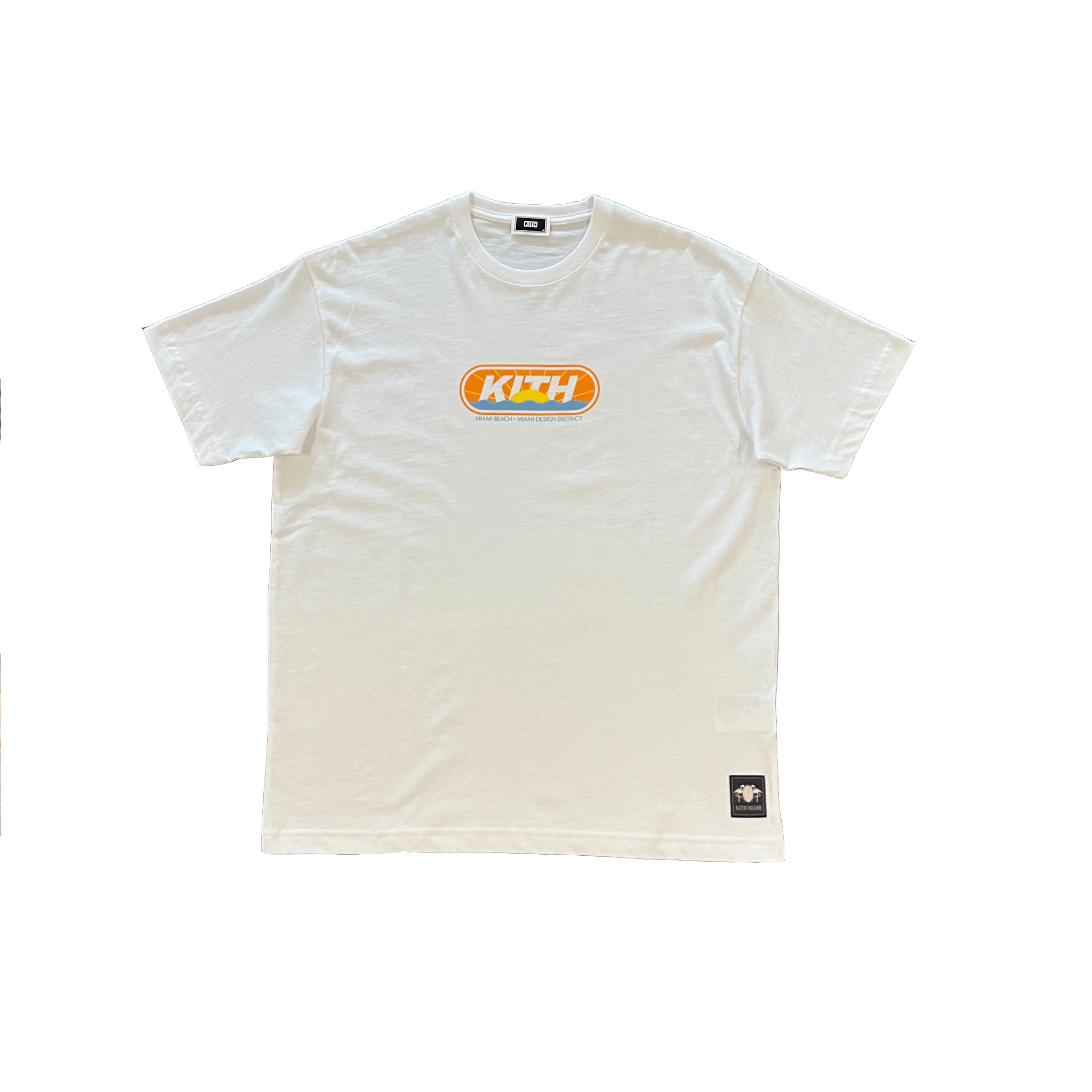 Kith Miami Logo Tee White M In Store Exclusive Hoodie, Sweatshirt | FlexRushtees.com