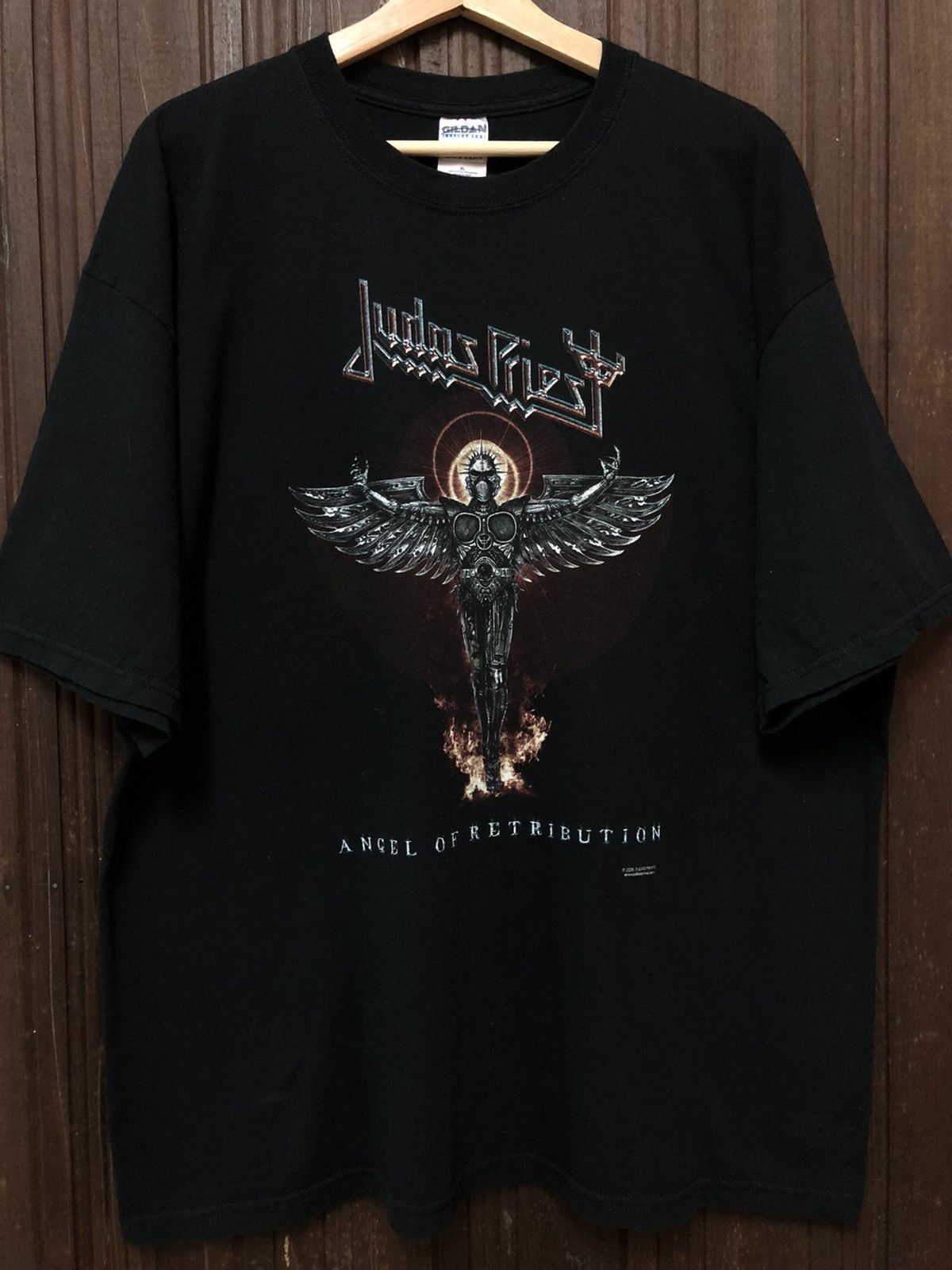 Judas Priest X Vintage Vintage Judas Priest Angel Of Retribution Tour 2005 T Shirt Hoodie, Sweatshirt | FlexRushtees.com