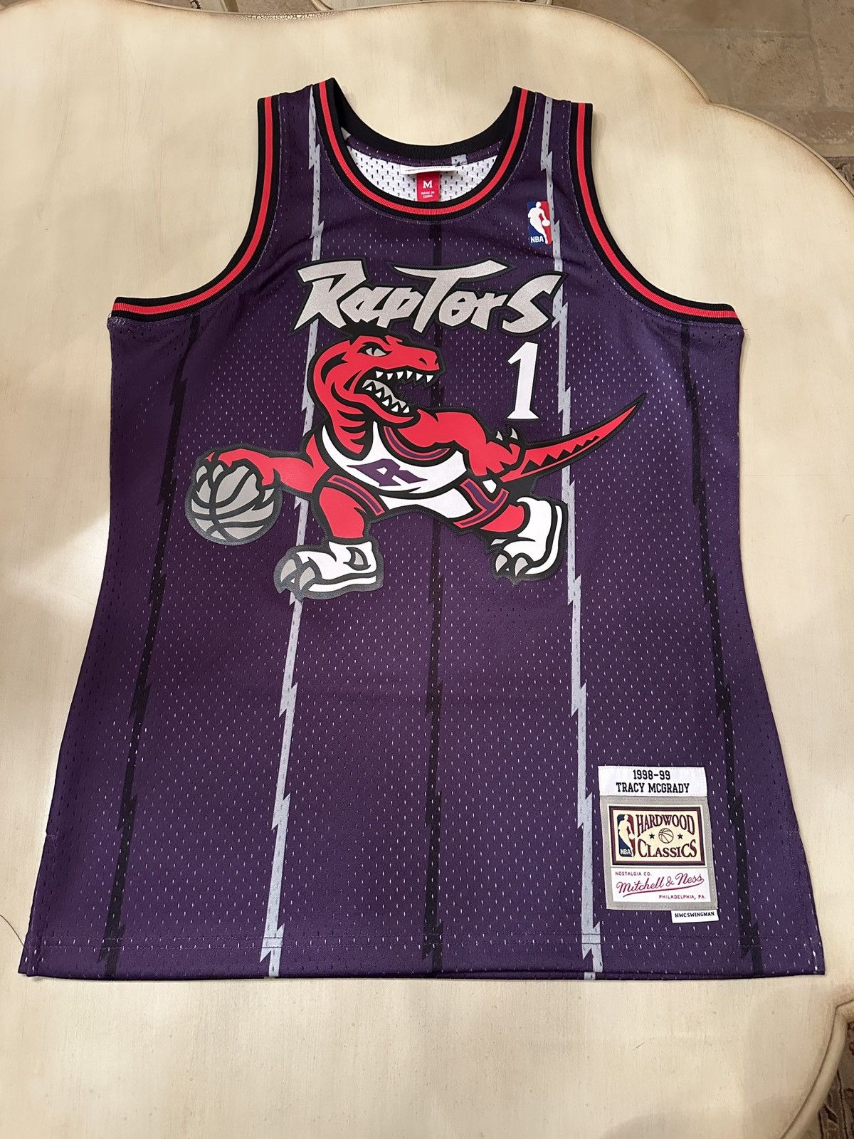 Ness Mitchell Ness Raptors Mcgrady Jersey