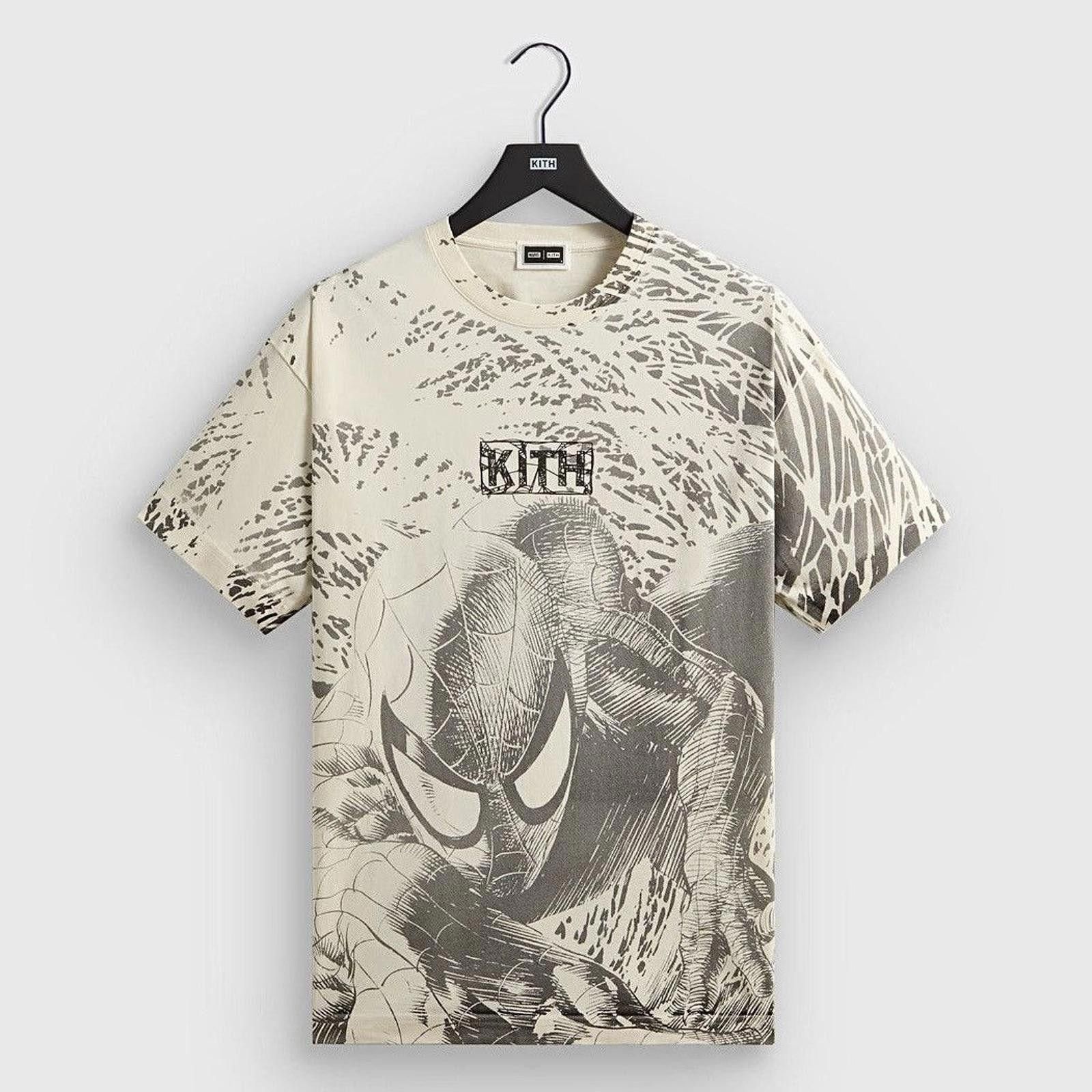 Spiderman All Over Printed Vintage Tee Size Xxl Hoodie, Sweatshirt | FlexRushtees.com
