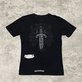 Hearts Chrome Hearts Dagger V Neck Tshirt Hoodie, Sweatshirt | FlexRushtees.com