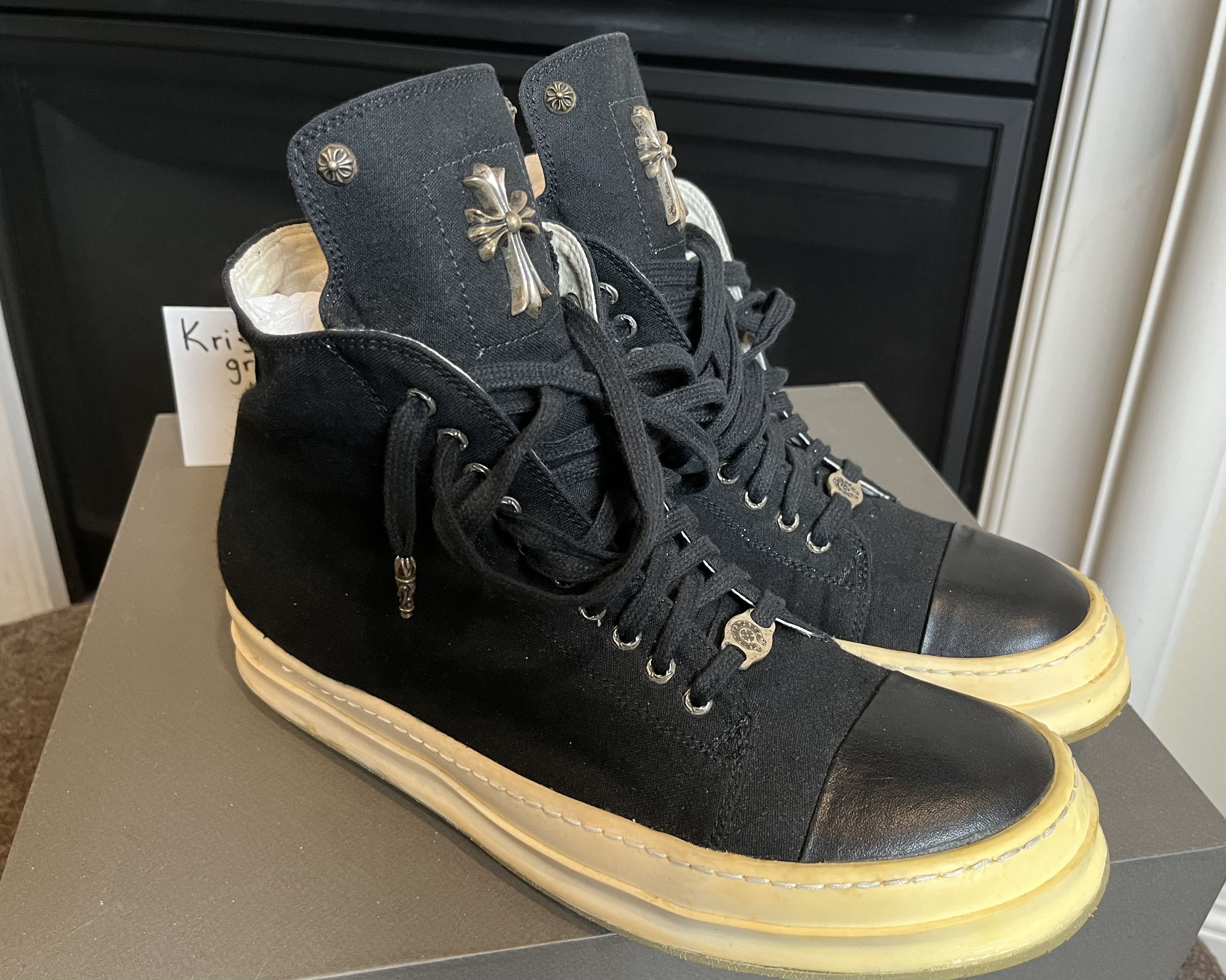 Owens Rick Owens Chrome Hearts Ramones Black Toe Staple Heel T-Shirts, Hoodie, Sweatshirt | AU16VibeMintTees.com