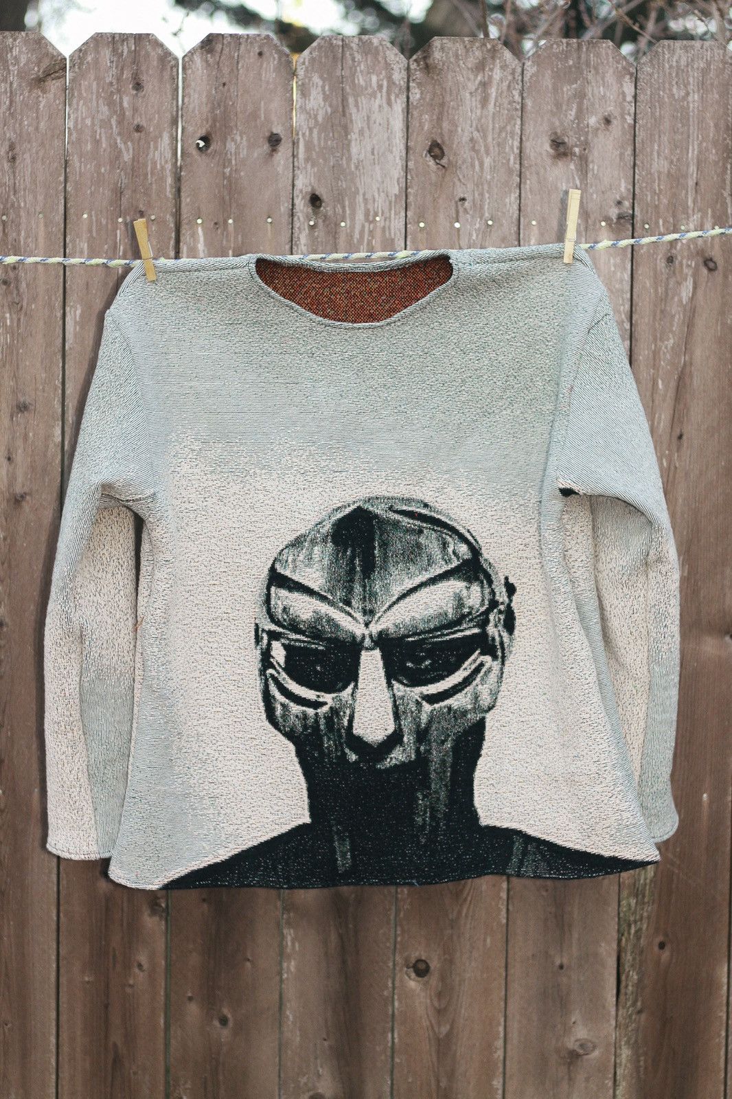 Doom Mf Doom Madvillain Custom Tapestry Sweater Vintage