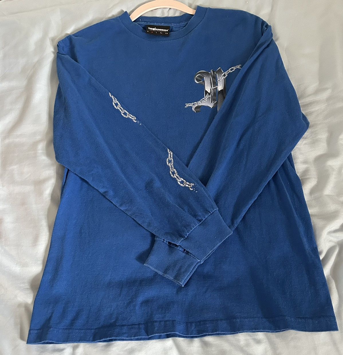 Vintage The Hundreds Ls Tee Blue Hoodie, Sweatshirt | FlexRushtees.com