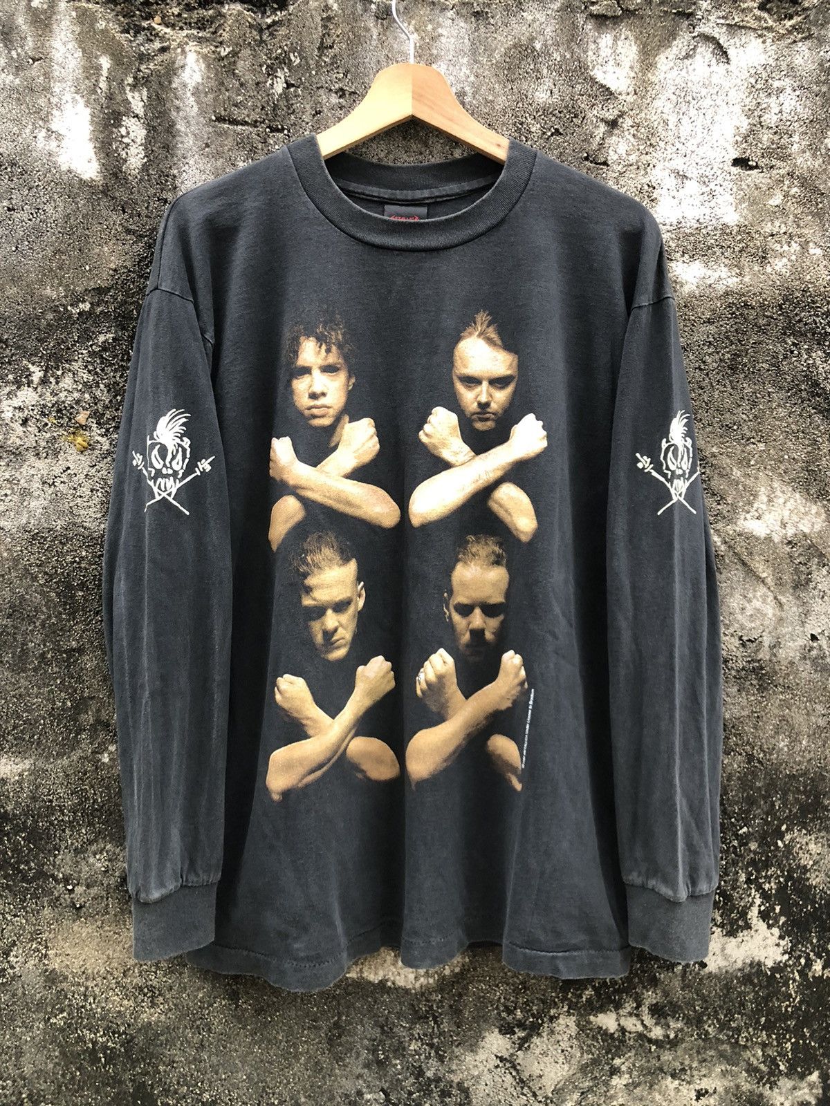 Metallica X Vintage Vintage 90s Metallica Birth School Death Tee Hoodie, Sweatshirt | FlexRushtees.com