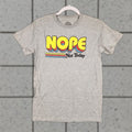 Etro Nope Not Today Shirt Mens Small Gray Retro Graphic Funny Slogan Sarcasm Humor T Shirt Crew Neck Hoodie, Sweatshirt