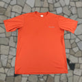 Vintage Columbia Shirt Mens Small Orange Omni Dry Performance Hiking Tee Hoodie, Sweatshirt | FlexRushtees.com