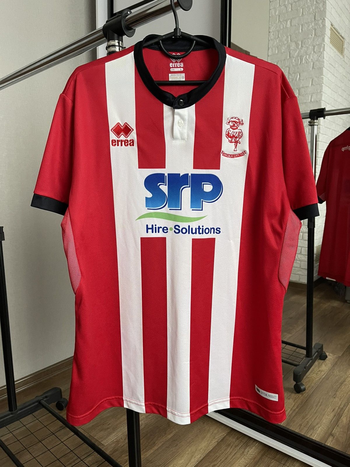 Errea 2019 2020 Lincoln City Fc Errea Soccer Jersey T Shirt Tee Hoodie, Sweatshirt | FlexRushtees.com
