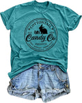 Women Happy Easter T Shirt Cute Easter Letter Graphic Tee Easter Day Casual Tops