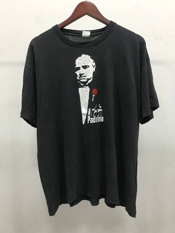 Vintage 90s The Godfather Il Padriono Mafia Movie T Shirt
