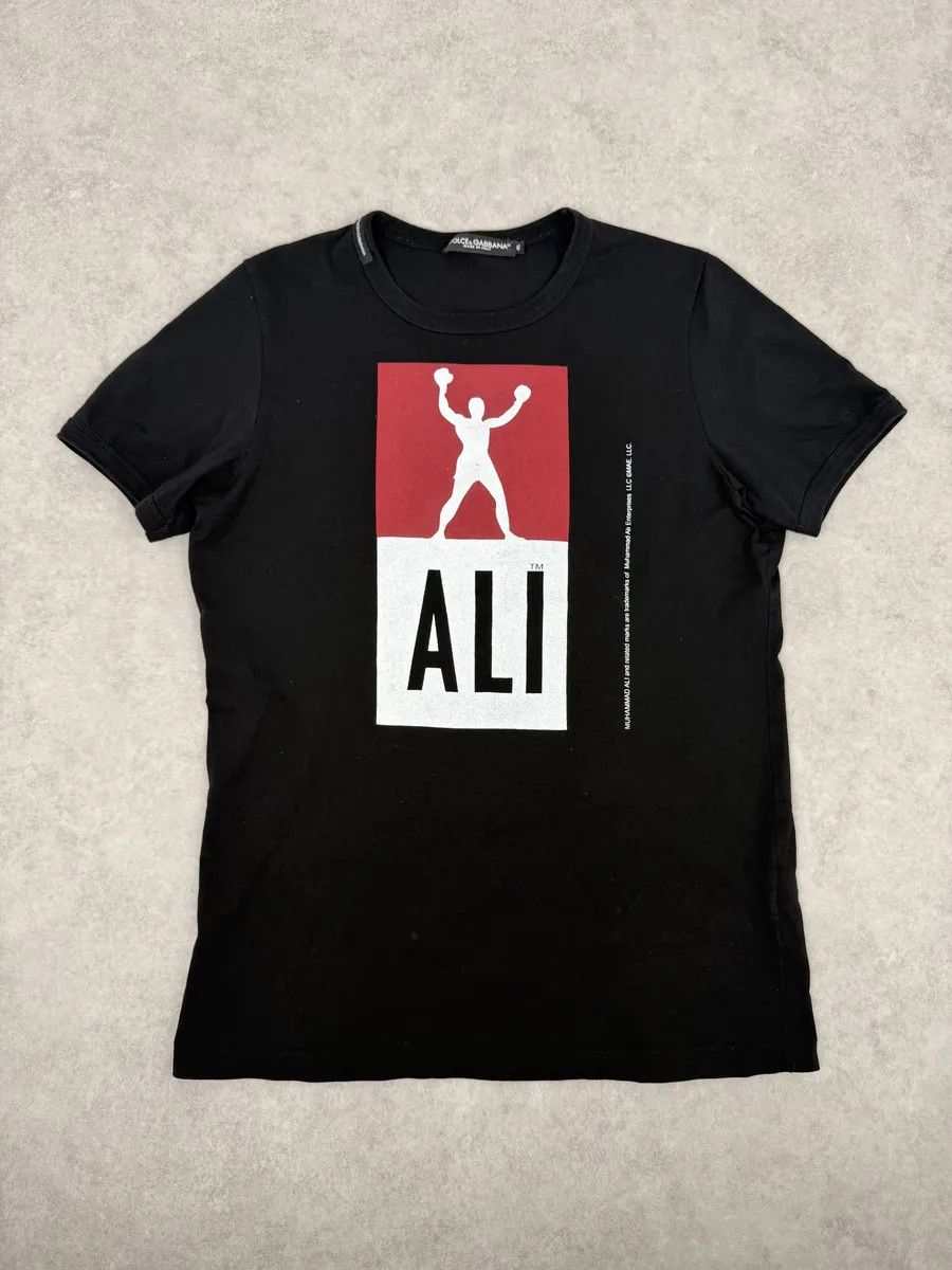 Gabbana 2000s Dolce Gabbana Muhammad Ali Black T Shirt Hoodie, Sweatshirt | FlexRushtees.com