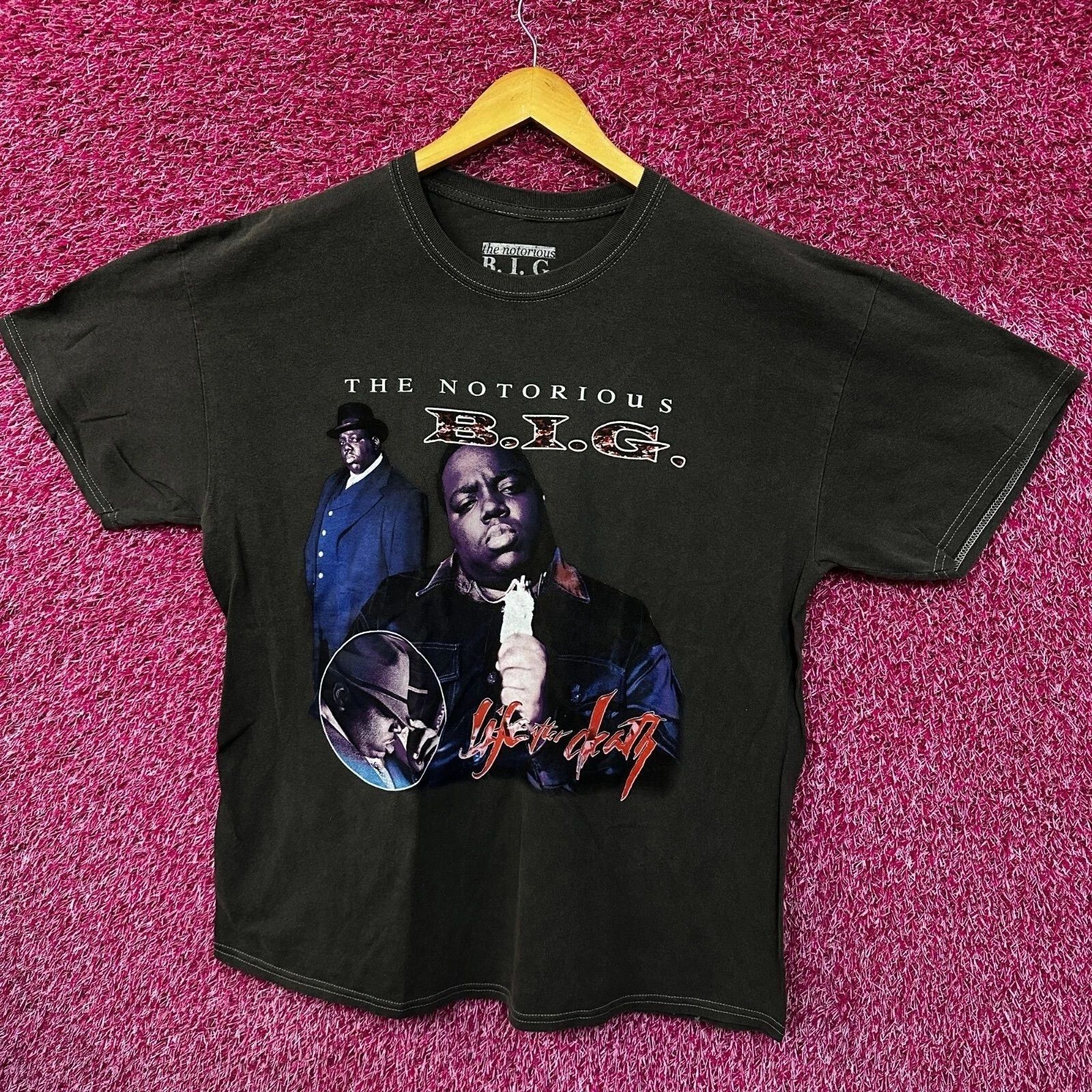 Rap Tees Notorious Big Life After Death Rap Tshirt Size Large
