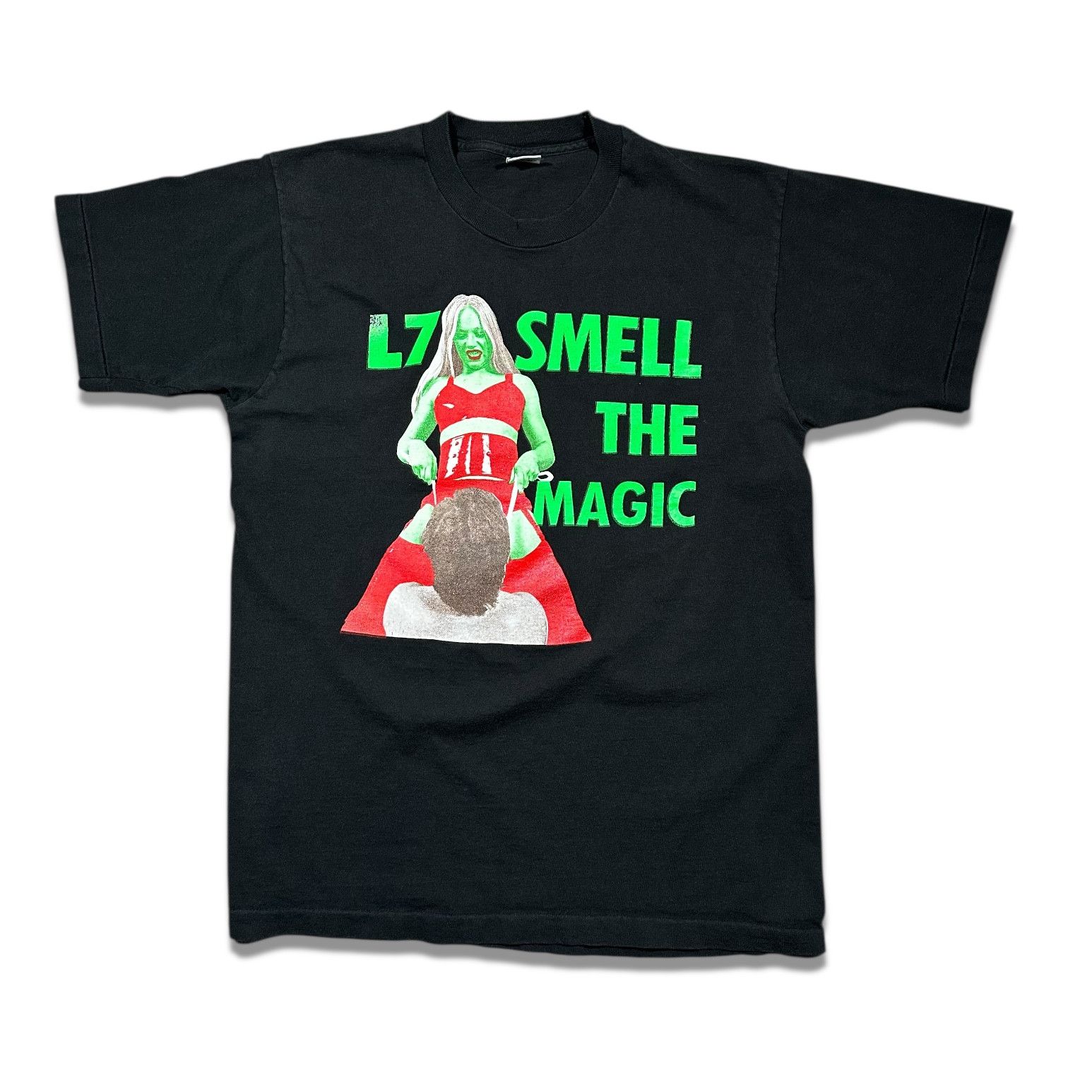 Giant 1990s Vintage L7 Smell The Magic Shirt Hoodie, Sweatshirt | FlexRushtees.com