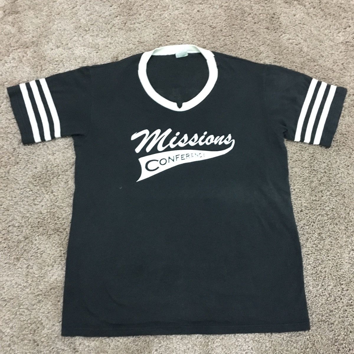Vintage 90s Mission Conference Staff Tee Hoodie, Sweatshirt | FlexRushtees.com