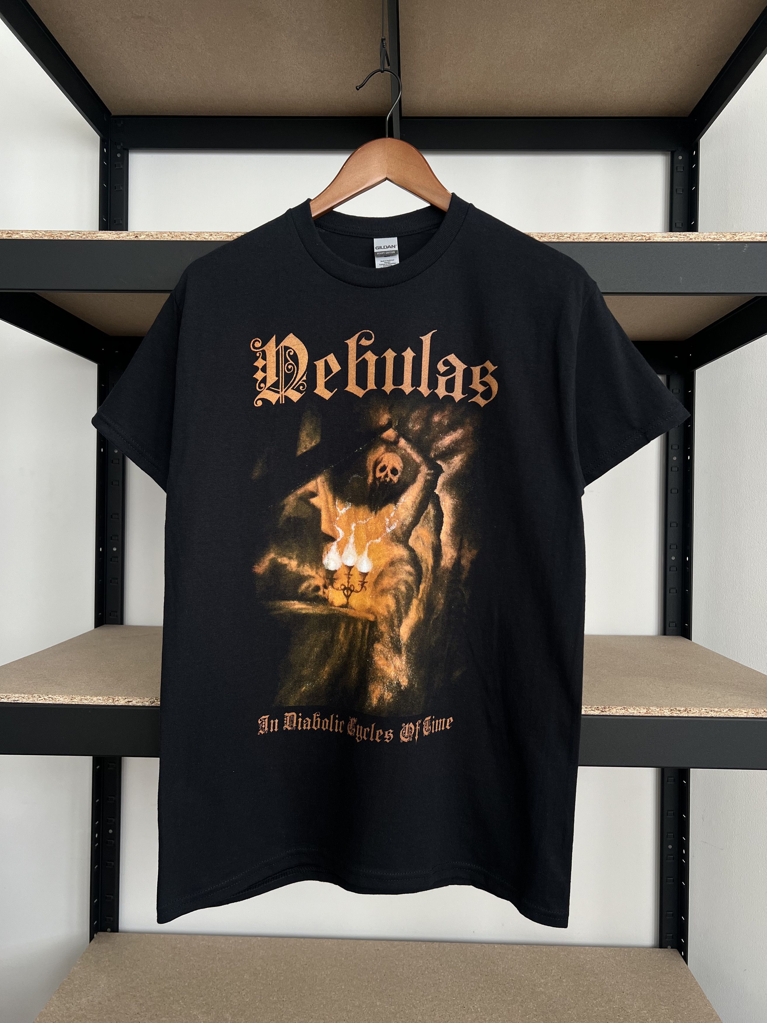 Vintage Nebulas In Diabolic Cycles Of Times Surf Rock Black T Shirt