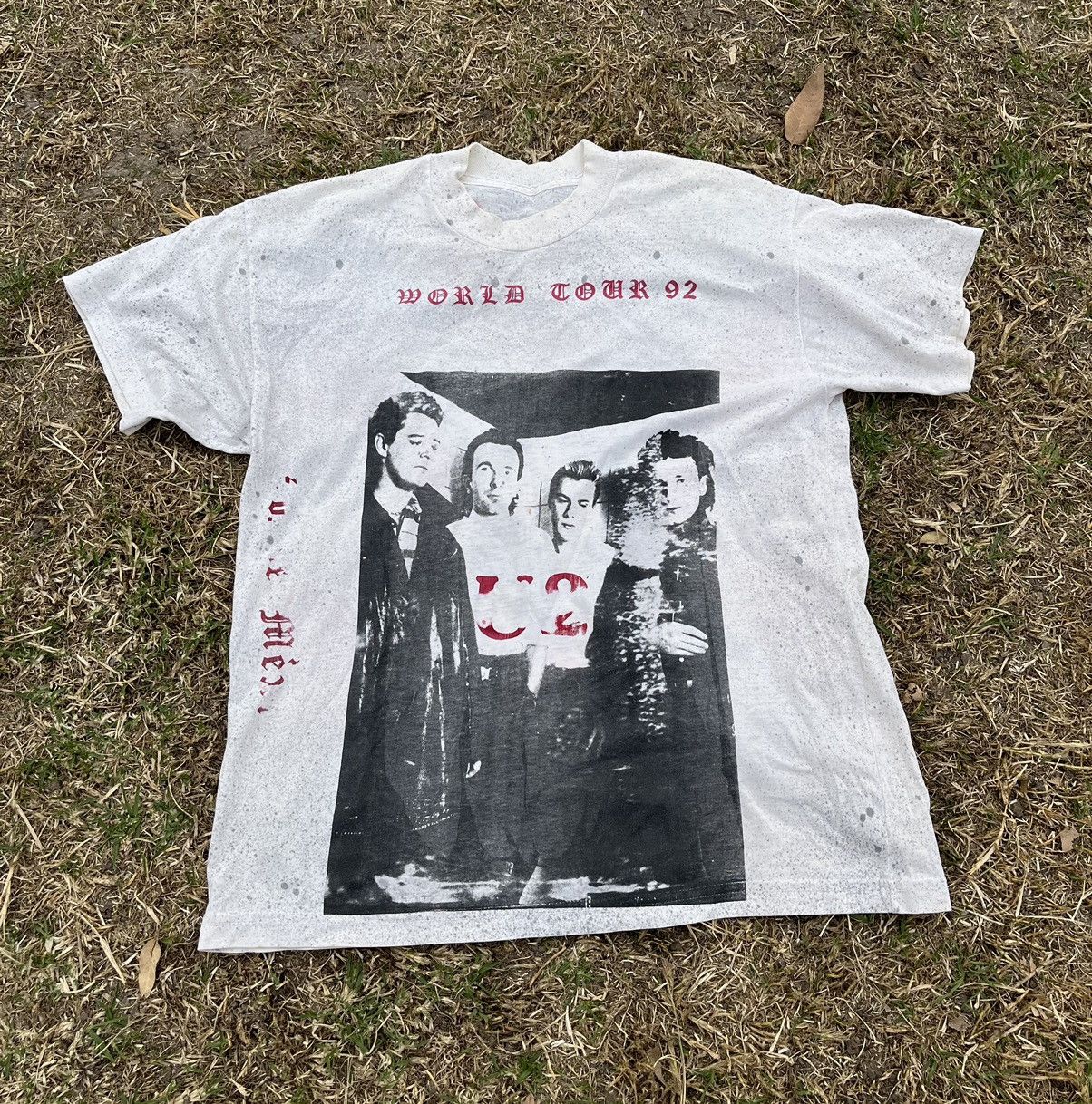 Band Tees Vintage Bootleg Tee U2 Mexico 92 Hoodie, Sweatshirt | FlexRushtees.com