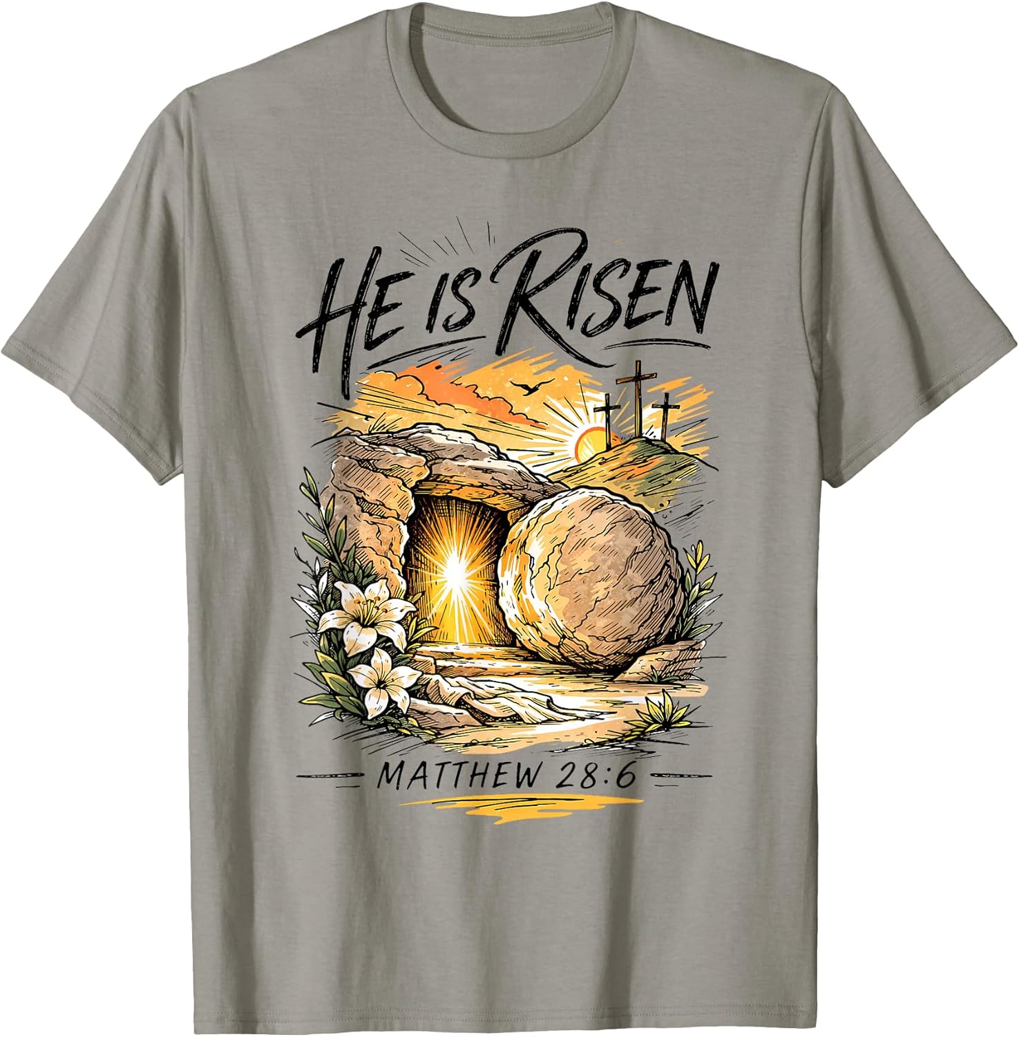 Religious Easter Shirts Jesus Christian Men Women