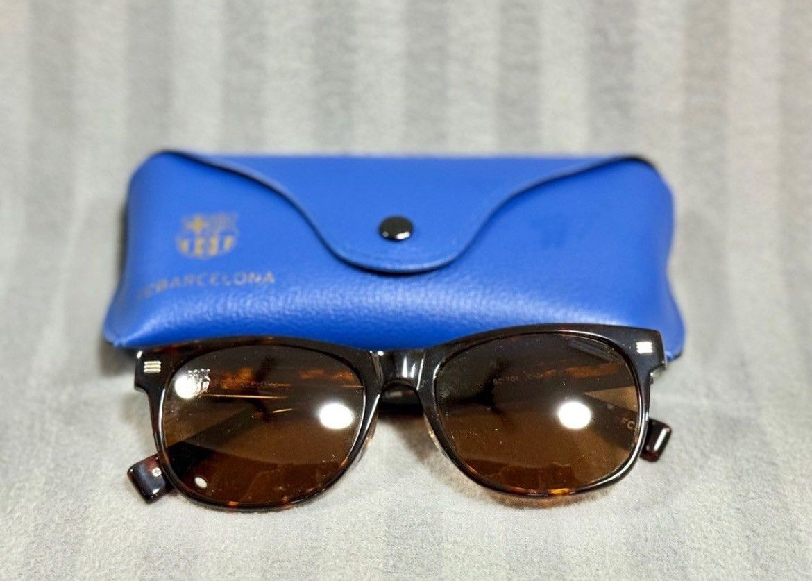 Vintage Barcelona Fc Official Merchandise Sunglasses