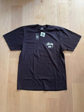 Stussy Wales Bonner Ocean Tee Brown Size Small