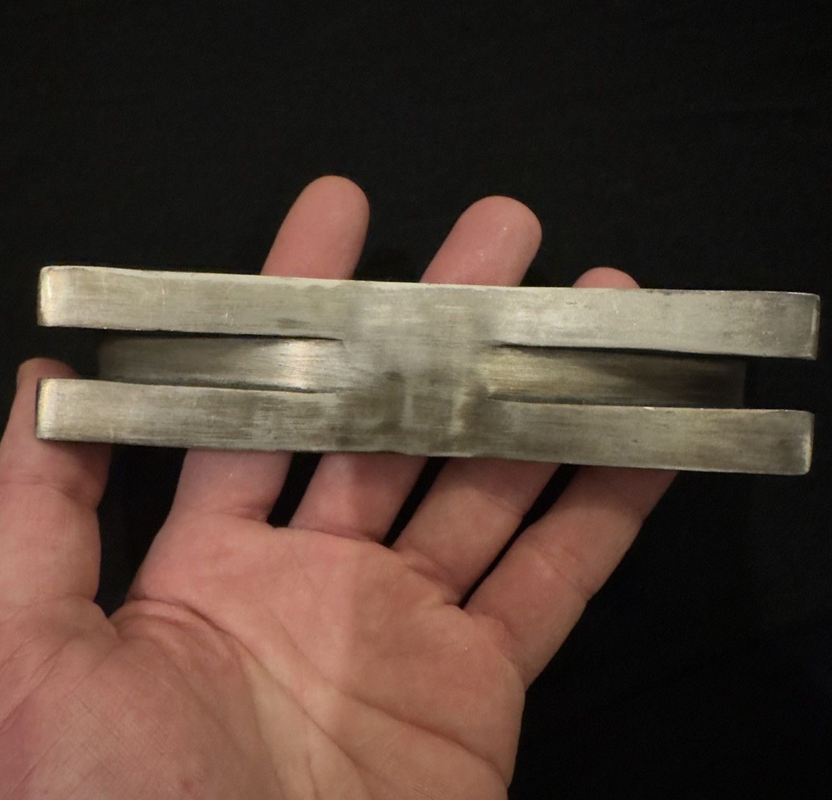 Rick Owens Massive Metal Buckle Belt