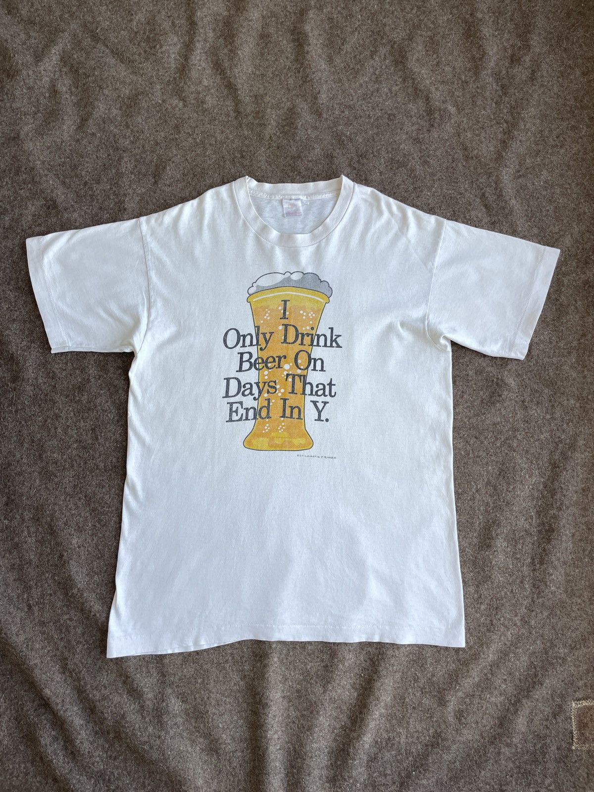 Fruit Of The Loom Vintage Fotl Humor Joke Beer T Shirt Hoodie, Sweatshirt | FlexRushtees.com