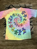 Grateful Dead Vintage 1989 Grateful Dead Tie Dye Bear Swirl T-Shirts, Hoodie, Sweatshirt | AU16VibeMintTees.com