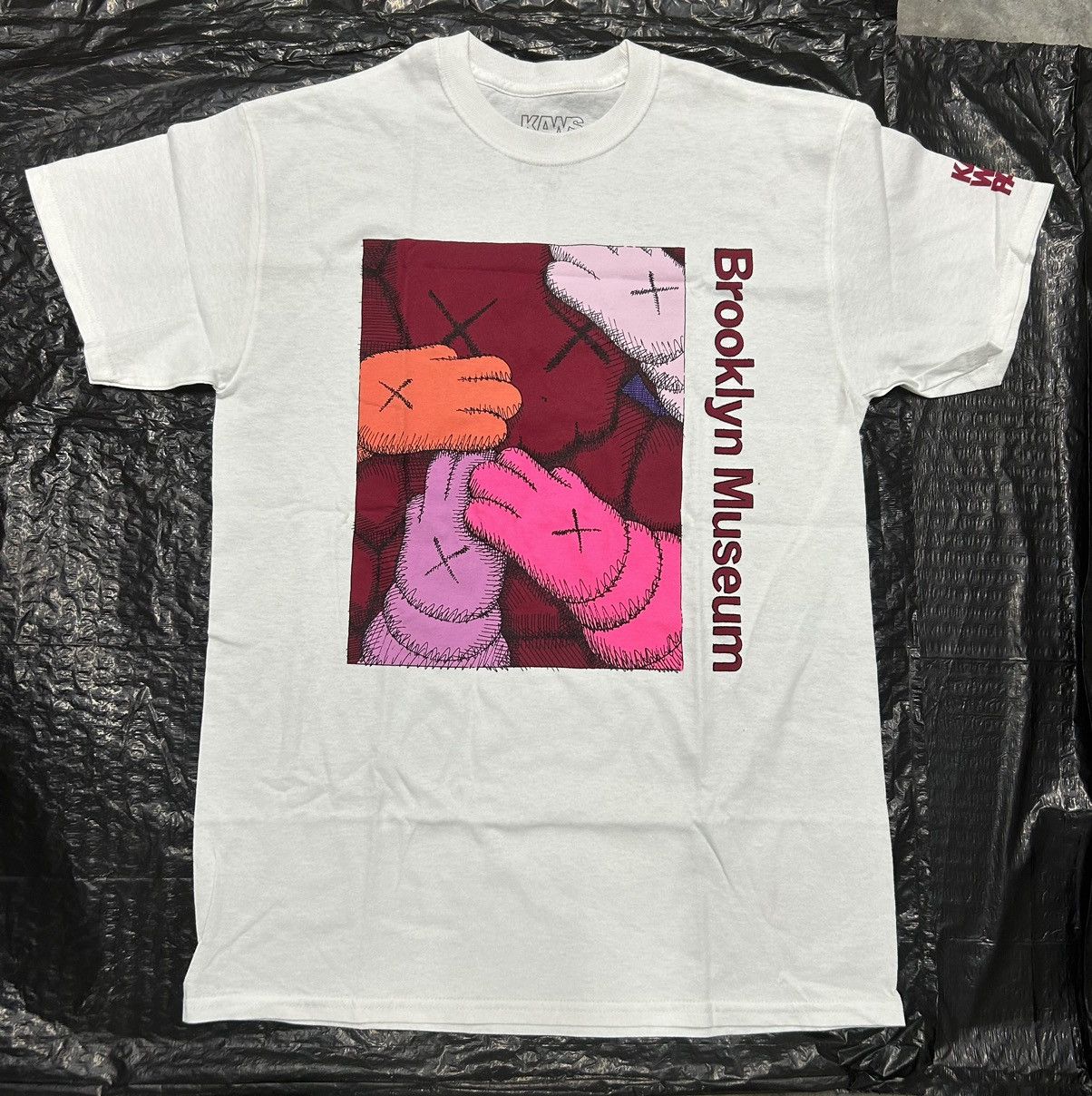 Kaws Brooklyn Museum Urge T Shirt White Medium Hoodie, Sweatshirt | FlexRushtees.com