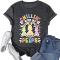 Women Happy Easter Shirt Bunny Rabbit Graphic Tees Teaching My Favorite Shirt Funny Easter Gifts T-Shirt