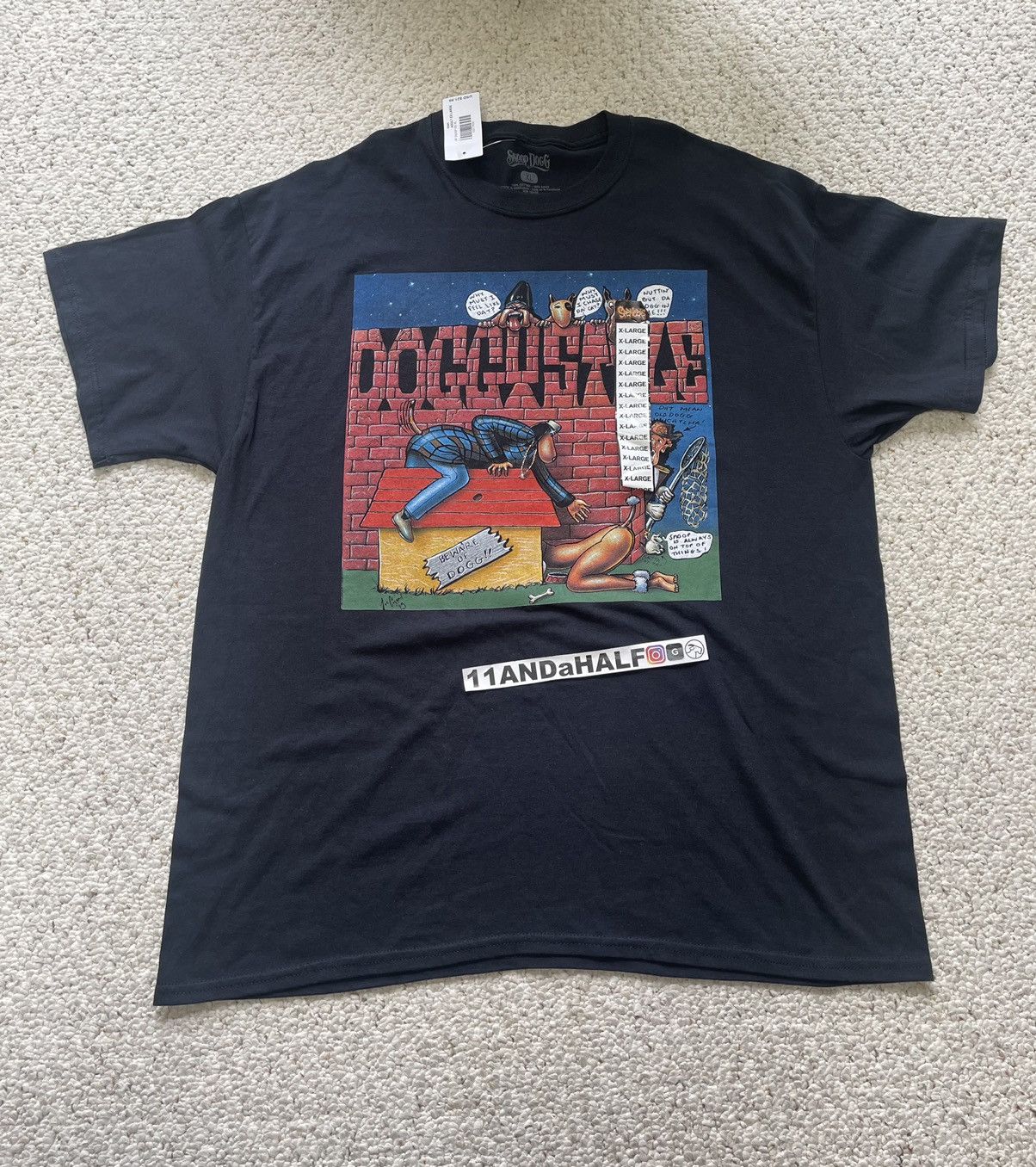 Vintage Snoop Dogg Tee Shirt Doggy Style Hoodie, Sweatshirt | FlexRushtees.com
