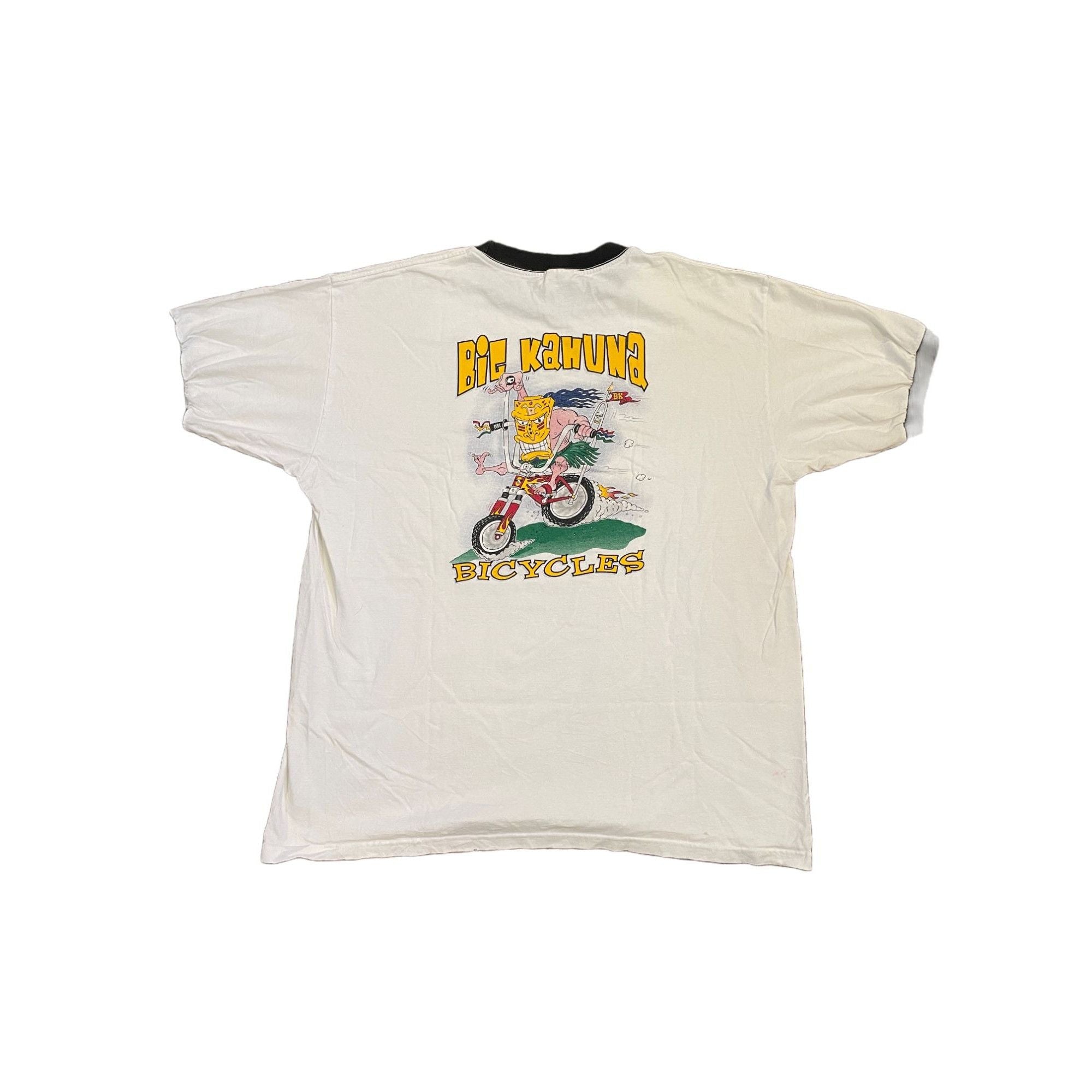 Bicycle X Vintage Vintage Rare Big Kahuna Bicycles T Shirt Tiki Funny Biker No