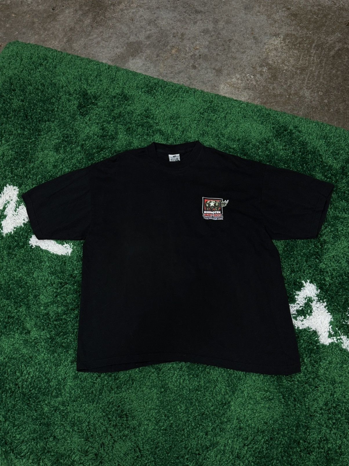 Vintage Pro Club 2xl Xxl Rhino Cartoon Black Tee Computer Hoodie, Sweatshirt | FlexRushtees.com