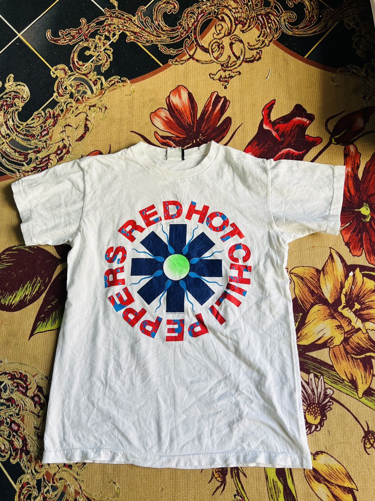 Vintage Red Hot Chili Peppers Sperma Size S T-Shirts, Hoodie, Sweatshirt | FlexRushtees.com