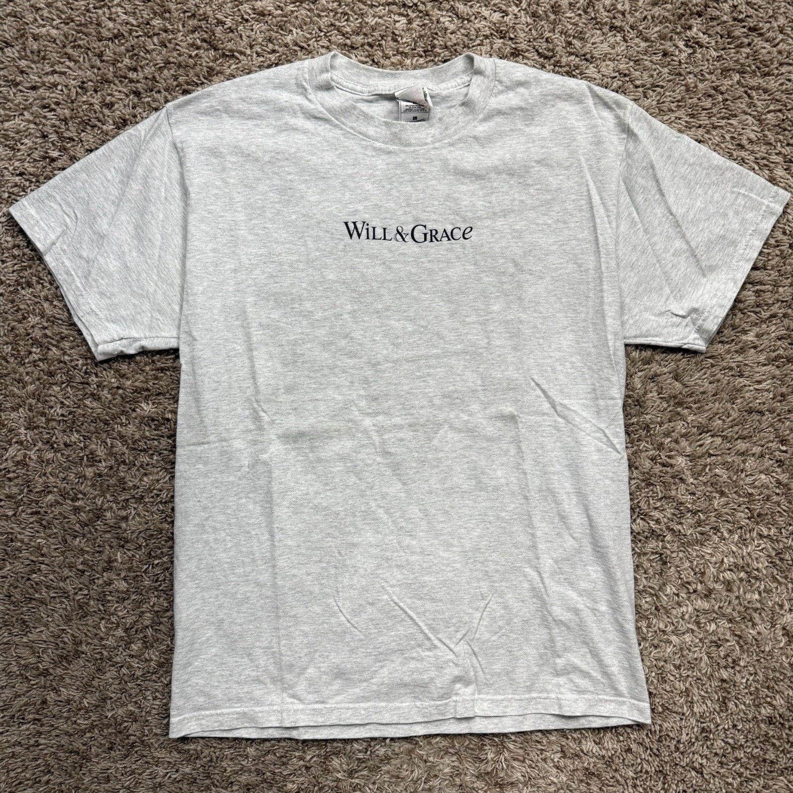 Vintage Will Grace Tv Show Promo Tee Heather Grey T Shirt Hoodie, Sweatshirt | FlexRushtees.com