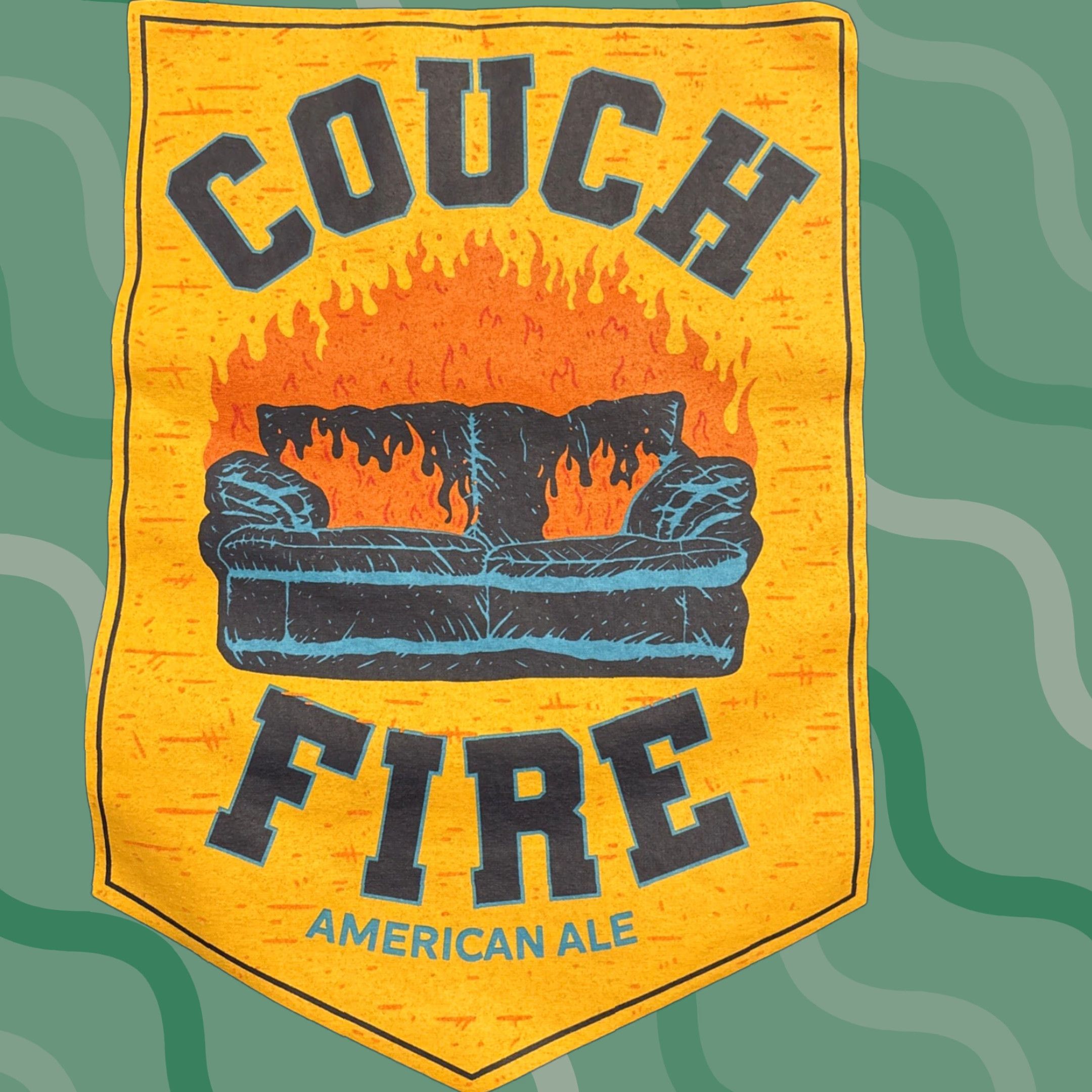 Next Level Spring House Brewery Shirt Men Size M Blue Beer Couch Fire Lager Next Level Hoodie, Sweatshirt | FlexRushtees.com