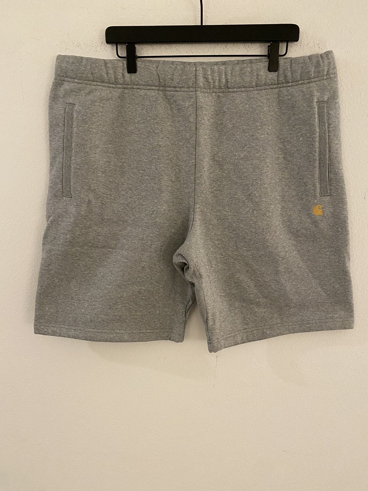 Wip Carhartt Wip Chase Sweat Short Heather Grey Nwt