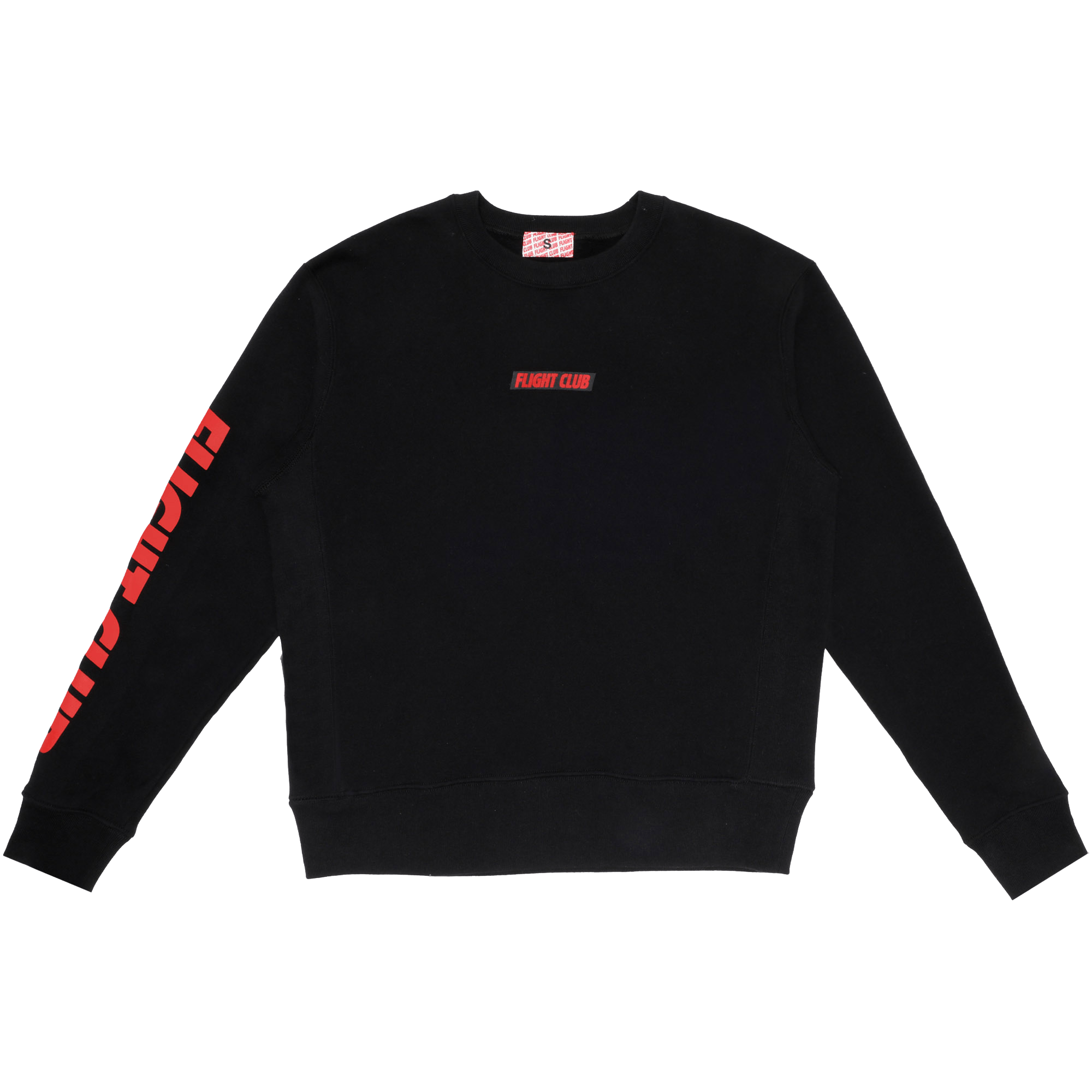 Club Flight Club Oversized Logo Crewneck Black