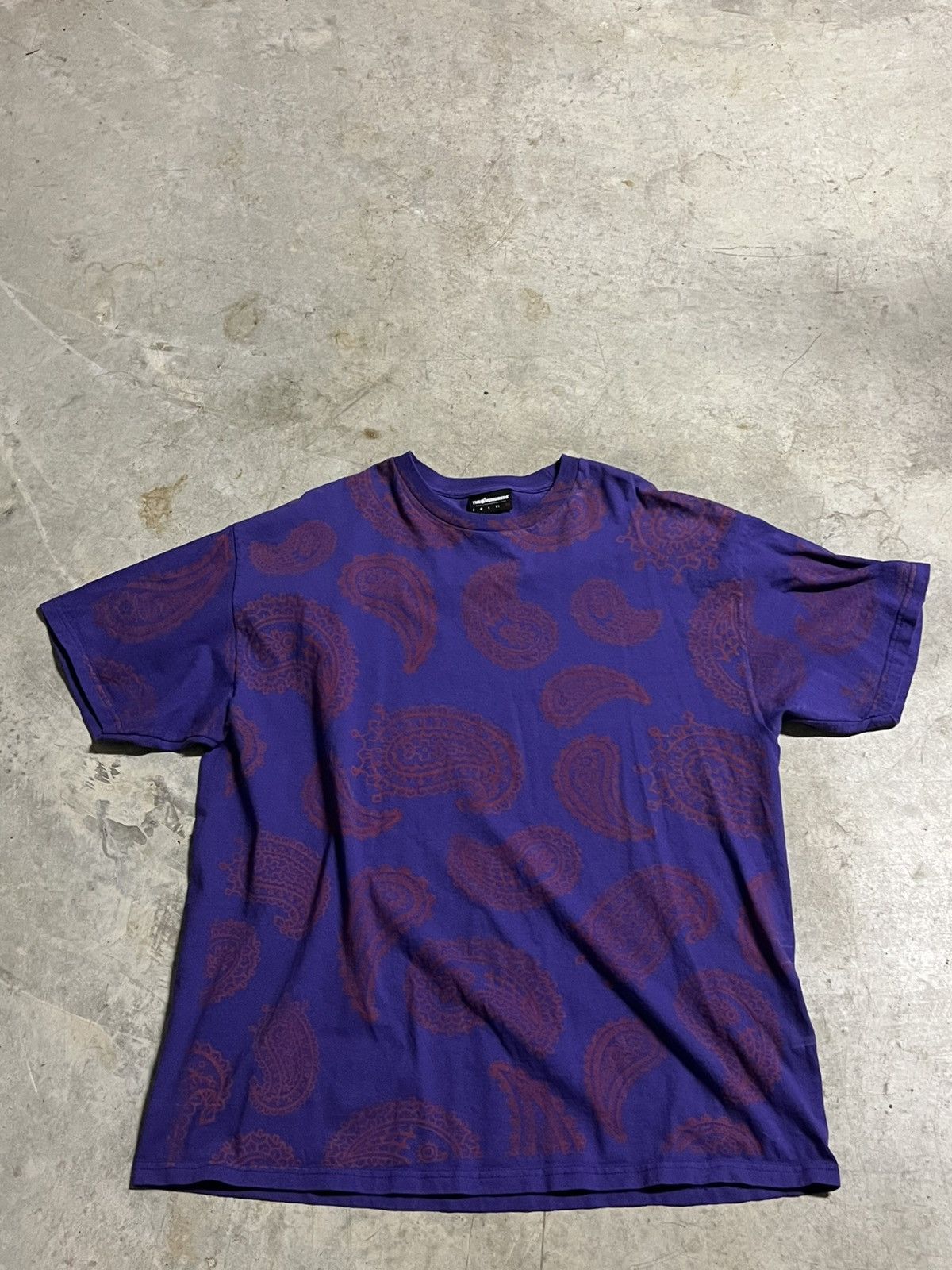 Hundreds The Hundreds X Joshua Vides Paisley Tee Purple Hoodie, Sweatshirt | FlexRushtees.com