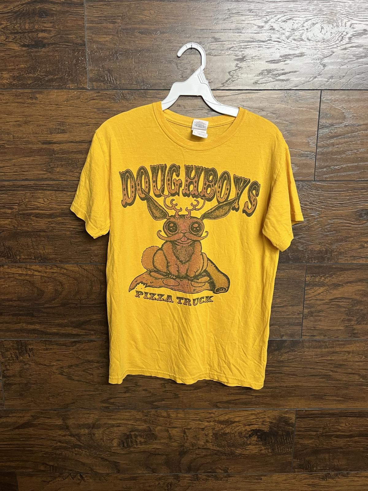 Gildan Doughboys Pizza Truck T Shirt Cutie Eyes Jackalope Tee S Hoodie, Sweatshirt | FlexRushtees.com