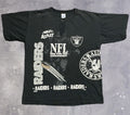 Vintage 1991 Raiders Aop Shirt Xl