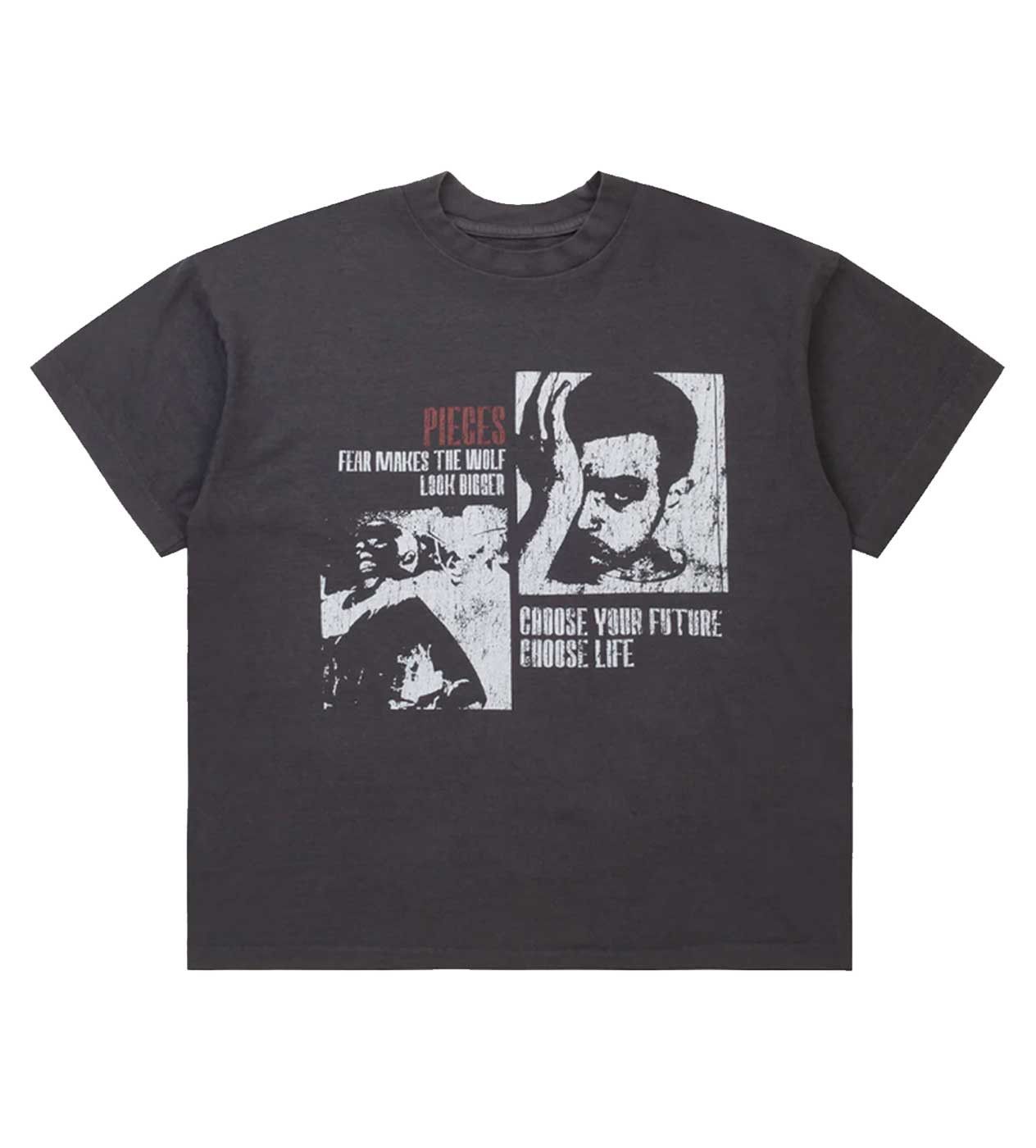 Other Pieces Future Tee Vintage Black
