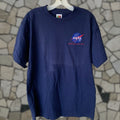 Vintage Lofteeze Tee Shirt Large Nasa Embroidered