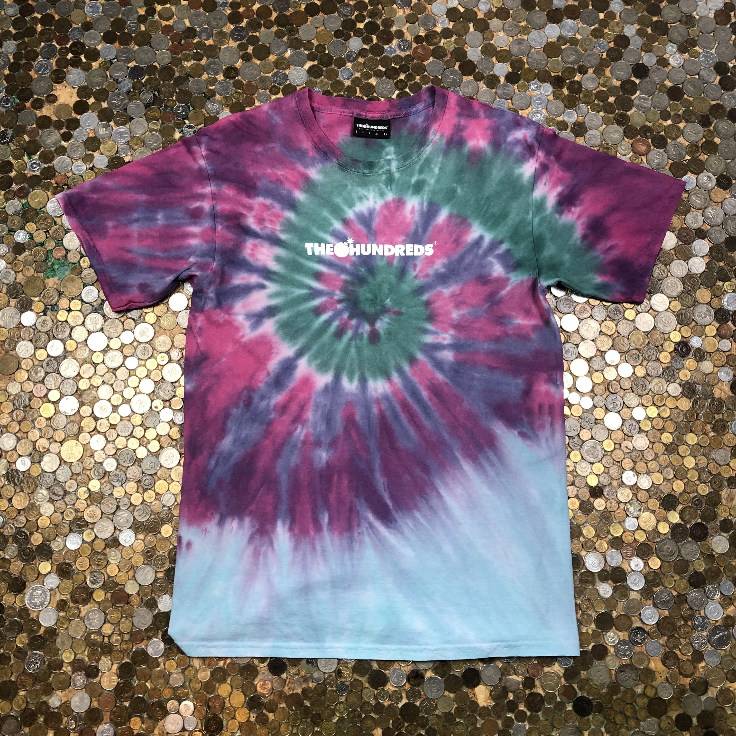 Hundreds The Hundreds Vintage Tie Diye Tee T Shirt Hoodie, Sweatshirt | FlexRushtees.com