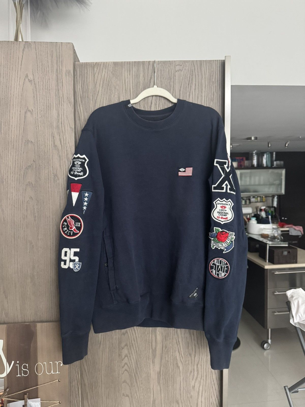 Deep 10 Deep Patches Crewneck Sweatshirt T-Shirts, Hoodie | FlexRushtees.com
