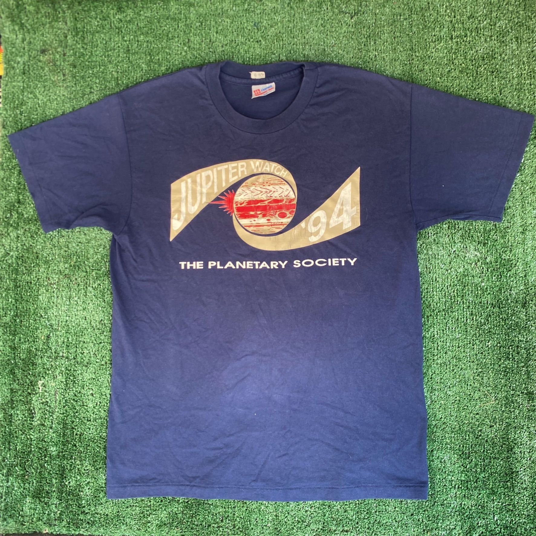 Hanes X Vintage Vintage 90s Jupiter Planet Shirt Grunge Space Astronomy Tee