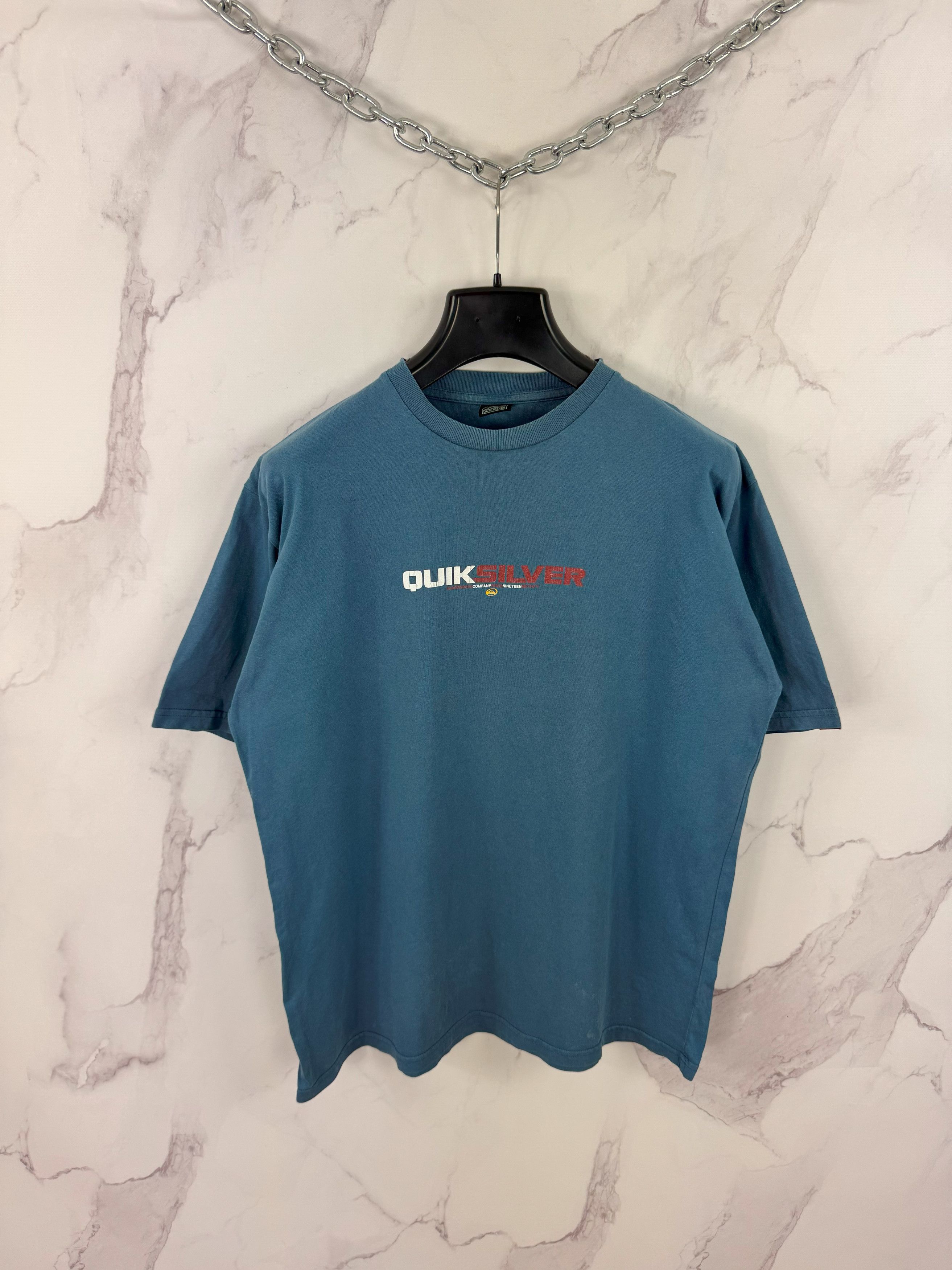 Vintage Quiksilver Big Logo Surf Company T Shirt Size L Hoodie, Sweatshirt | FlexRushtees.com