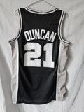 Nba Spurs 21 Tim Duncan Jersey Black