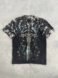 Vintage Tribal Tattoo Studded Tee